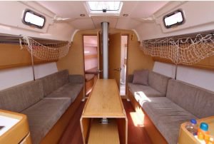salon, Beneteau 40 First, sailboat for sale