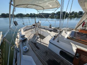 cockpit, Mason 43, sailboat for sale