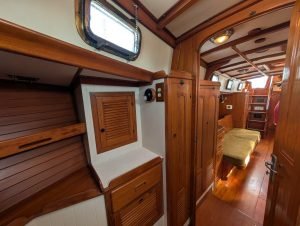 interior, Mason 43, sailboat for sale