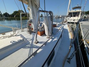helm, Mason 43, sailboat for sale