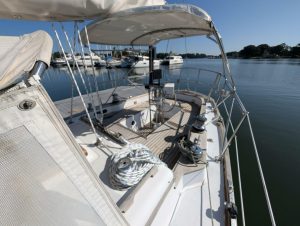 cockpit, Mason 43, sailboat for sale