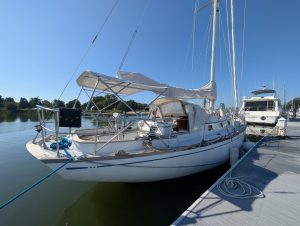 cockpit, Mason 43, sailboat for sale