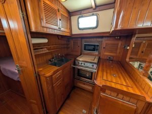 interior, Mason 43, sailboat for sale