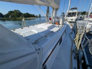 deck, Mason 43, sailboat for sale