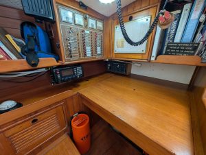 navigation station, Mason 43, sailboat for sale