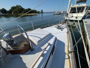 deck, Mason 43, sailboat for sale