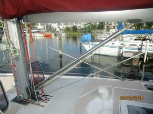 deck, Hunter 376, sailboat for sale