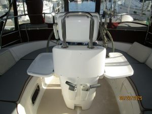 helm, Hunter 376, sailboat for sale