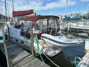 cockpit, Hunter 376, sailboat for sale