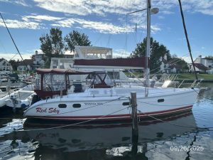 exterior, Hunter 376, sailboat for sale