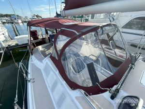 deck, Hunter 376, sailboat for sale