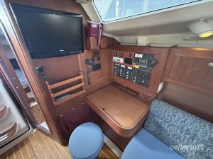 navigation station, Hunter 376, sailboat for sale
