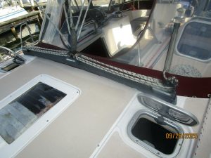 deck, Hunter 376, sailboat for sale