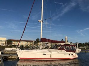 exterior, Hunter 376, sailboat for sale