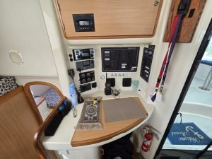 navigation station, Leopard 43, catamaran for sale