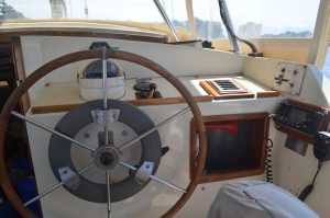 cockpit, Witness 35, catamaran for sale