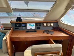 navigation station, Leopard 46, catamaran for sale