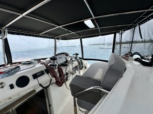 deck, Leopard 46, catamaran for sale