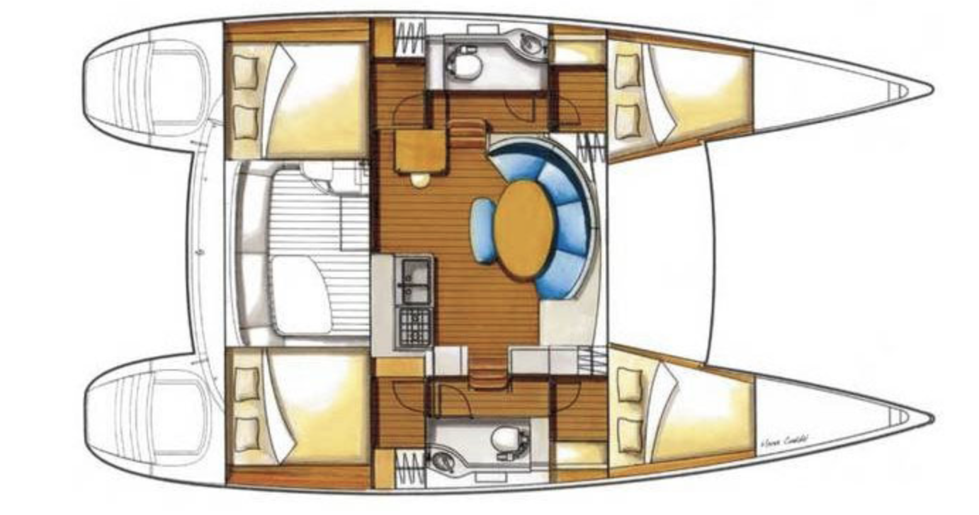 Lagoon 380, catamaran for sale
