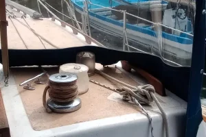deck, Downeast 38 Cutter, sailboat for sale