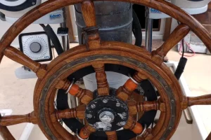 helm, Downeast 38 Cutter, sailboat for sale