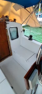 cockpit, Nautilus 40 Pilothouse, sailboat for sale