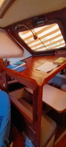 navigation station, Nautilus 40 Pilothouse, sailboat for sale