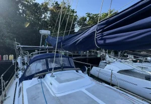 cockpit, Passport 40, sailboat for sale