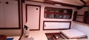 interior, Nautilus 40 Pilothouse, sailboat for sale