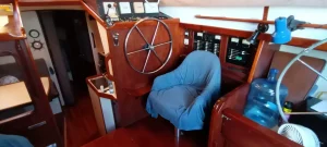 navigation station, Nautilus 40 Pilothouse, sailboat for sale