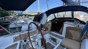 cockpit, Passport 40, sailboat for sale