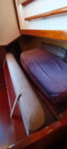 bed, Nautilus 40 Pilothouse, sailboat for sale
