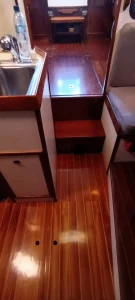 interior, Nautilus 40 Pilothouse, sailboat for sale