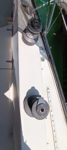 deck, Nautilus 40 Pilothouse, sailboat for sale