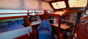 navigation station, Nautilus 40 Pilothouse, sailboat for sale