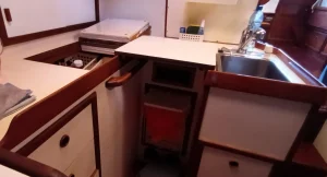 interior, Nautilus 40 Pilothouse, sailboat for sale