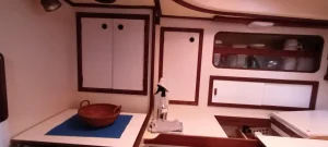 interior, Nautilus 40 Pilothouse, sailboat for sale
