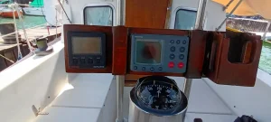 helm, Nautilus 40 Pilothouse, sailboat for sale