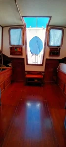 salon, Nautilus 40 Pilothouse, sailboat for sale