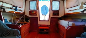 salon, Nautilus 40 Pilothouse, sailboat for sale