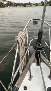 deck, Passport 40, sailboat for sale