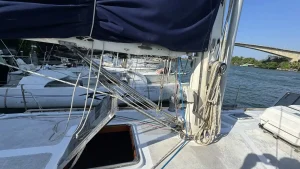deck, Passport 40, sailboat for sale