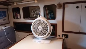 salon, Nautilus 40 Pilothouse, sailboat for sale