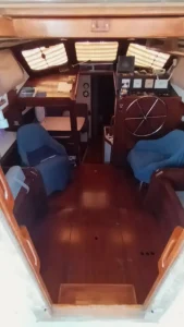 salon, Nautilus 40 Pilothouse, sailboat for sale