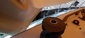 deck, Nautilus 40 Pilothouse, sailboat for sale