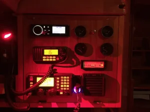 navigation station, Passport 40, sailboat for sale