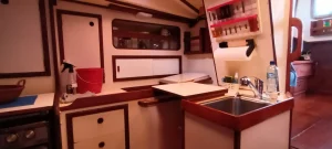 interior, Nautilus 40 Pilothouse, sailboat for sale