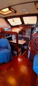 navigation station, Nautilus 40 Pilothouse, sailboat for sale