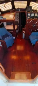 salon, Nautilus 40 Pilothouse, sailboat for sale