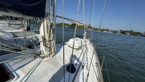 deck, Passport 40, sailboat for sale